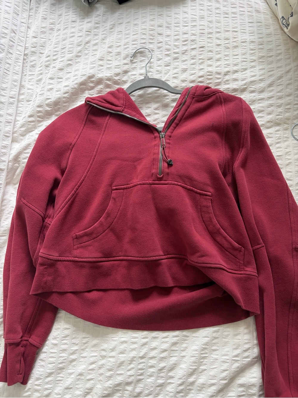 lululemon athletica Raspberry Half-Zip Hoodie